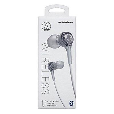 Auricular audio-technica ATH-CK200BT bluetooth in ear c/ mic color silver